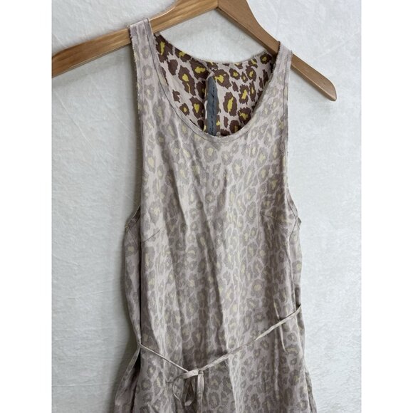 Raquel Allegra Anais Bias Cut Leopard Print Dress Size 1 US Medium - Picture 5 of 10